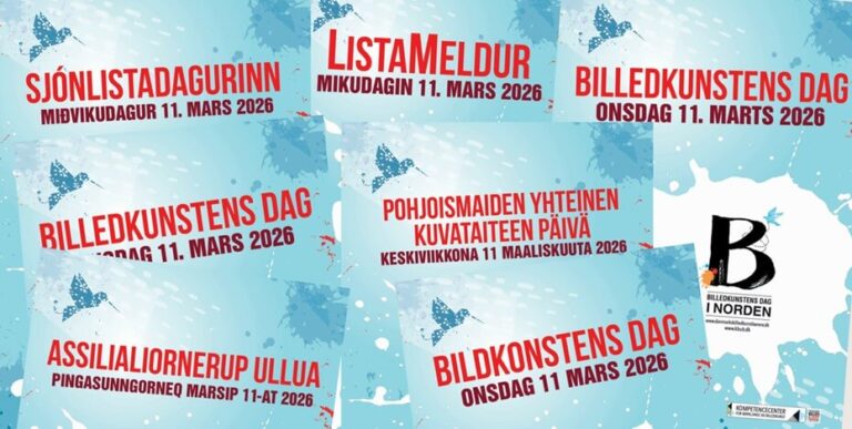 Pohjoismaiden yhteinen kuvataiteen päivä 11.3.2026